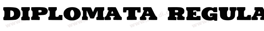 Diplomata Regular字体转换